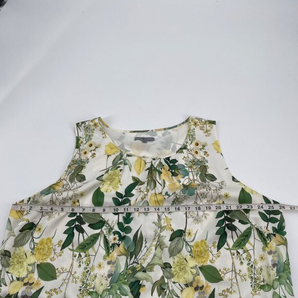 Classiques Entier Floral Silk Sleeveless Tunic Blouse Womens Plus Size 22W - Picture 6 of 7